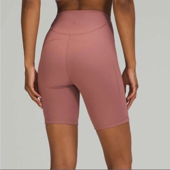 Lululemon ribbed high rise contoured bike shorts, 8 in - Picture 6 of 6